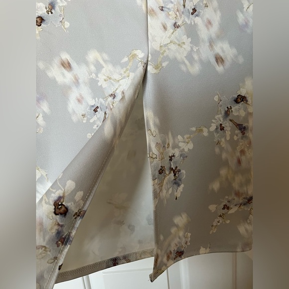 MISSGUIDED Floral Bardot Split Front MIDI Dress - Picture 6 of 8